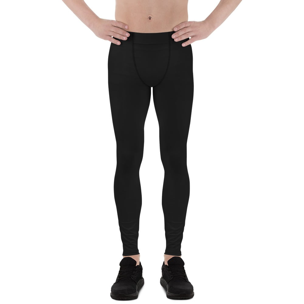 Download Almost Black Men's Leggings ⋆ KraziLegs